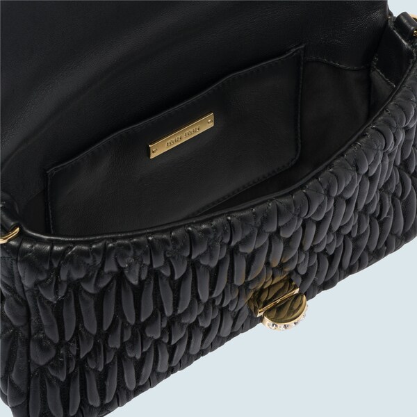 Cloquet 软羊革手袋黑色 Miu Miu Cloquet 软羊革手袋黑色 Miu Miu