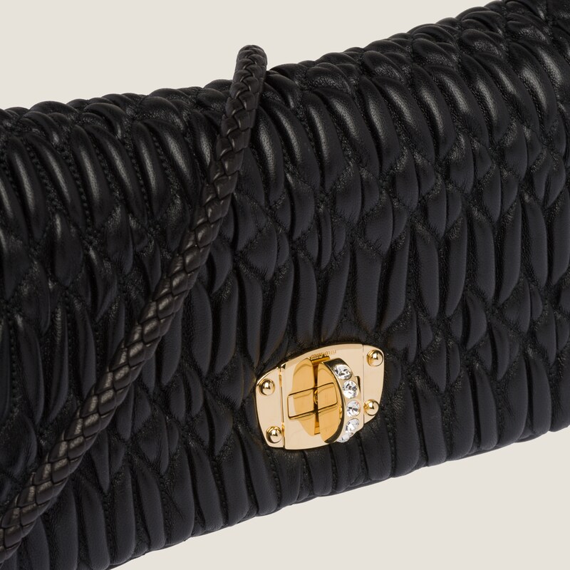Sac Miu Crystal en cuir