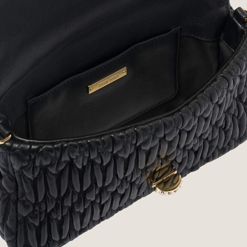 Sac Miu Crystal en cuir