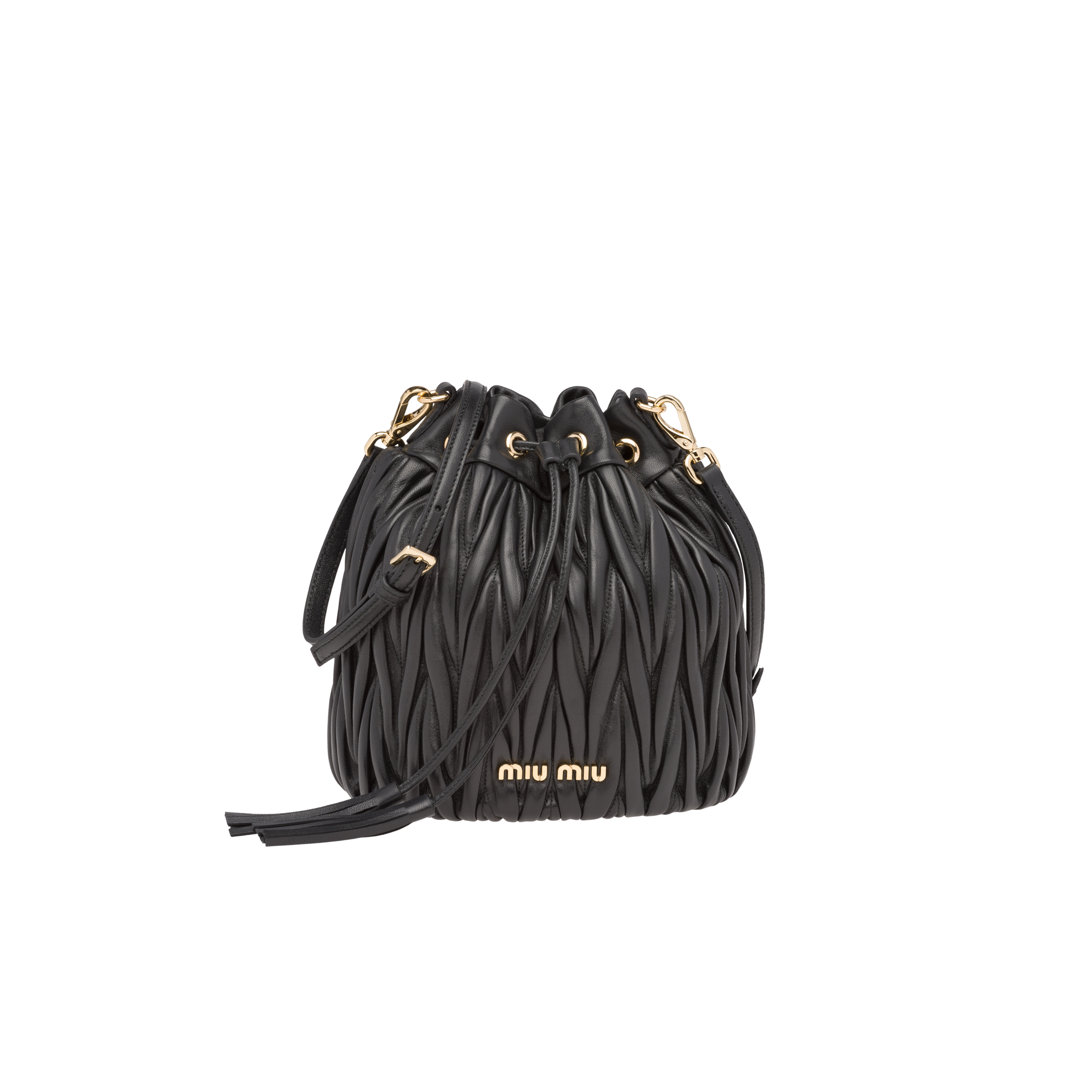 Miu miu bucket bag sale clearance