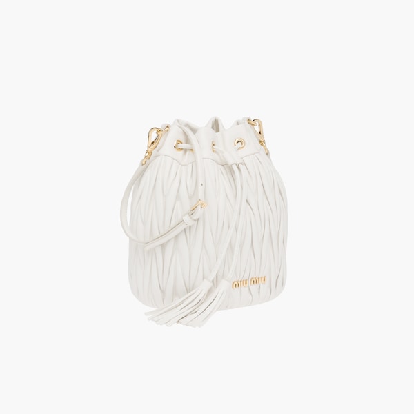 bucket bag white