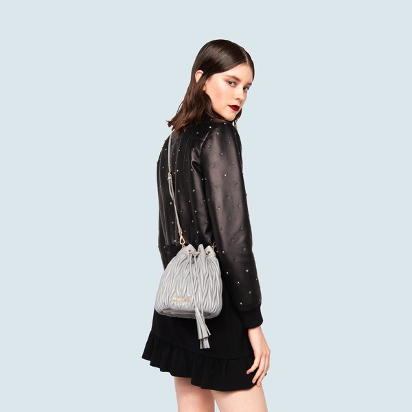 Miu miu hotsell matelasse bucket bag