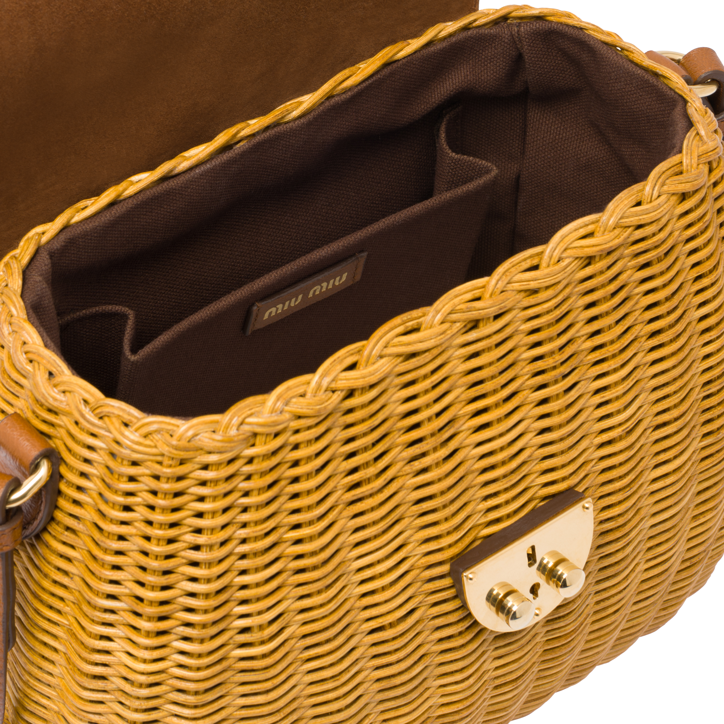 Bolsa de palha miu miu clearance