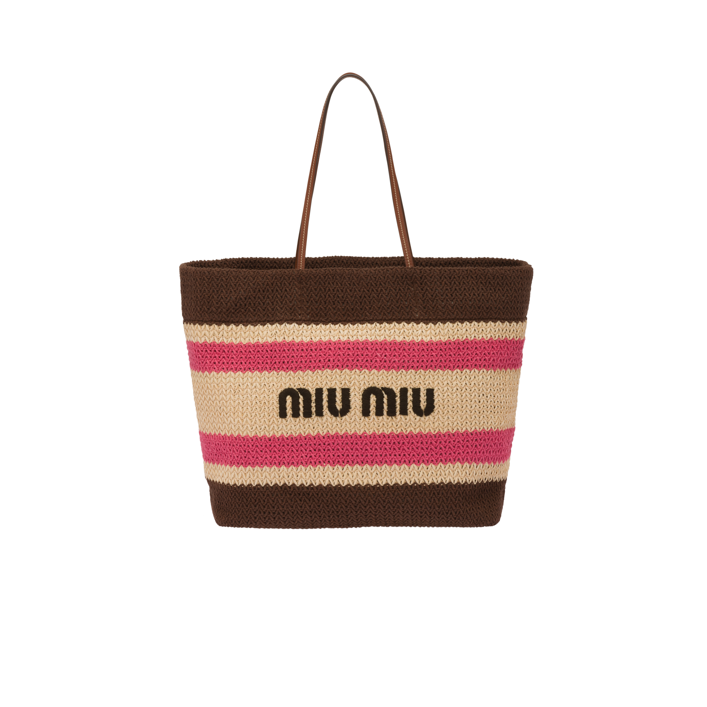 Miu miu raffia bag deals