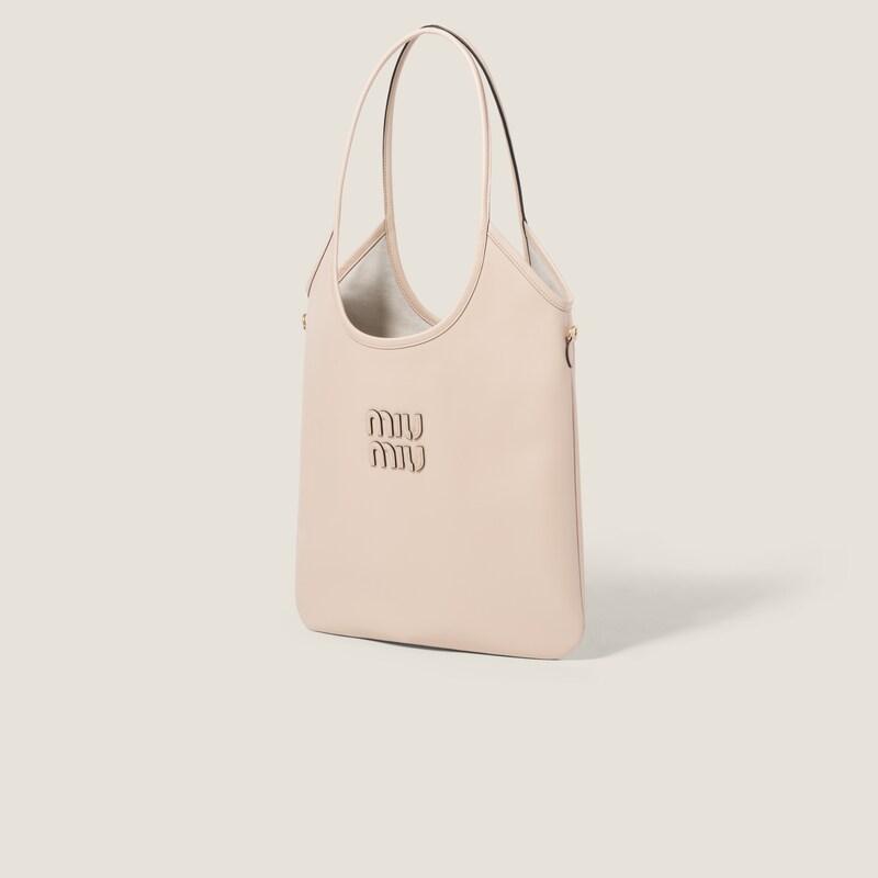 Travertine Stone Ivy Leather Bag Miu Miu
