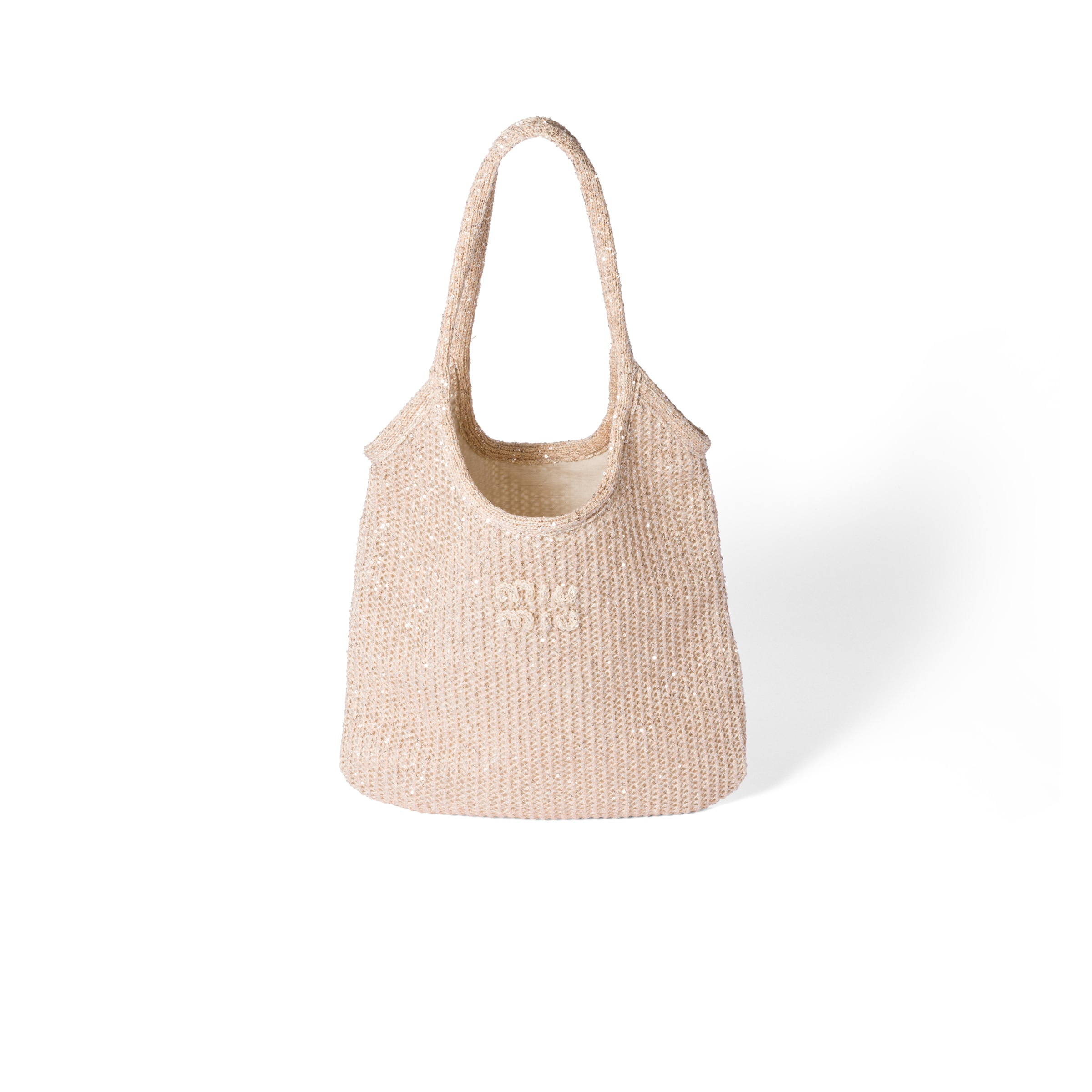 Ivy Sequin Mesh Bag, Woman, Powder Pink