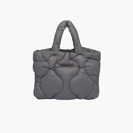 white nylon tote