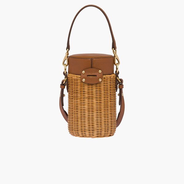 wicker shoulder bag