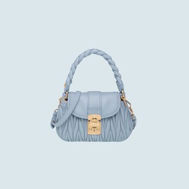 blue miu miu bag