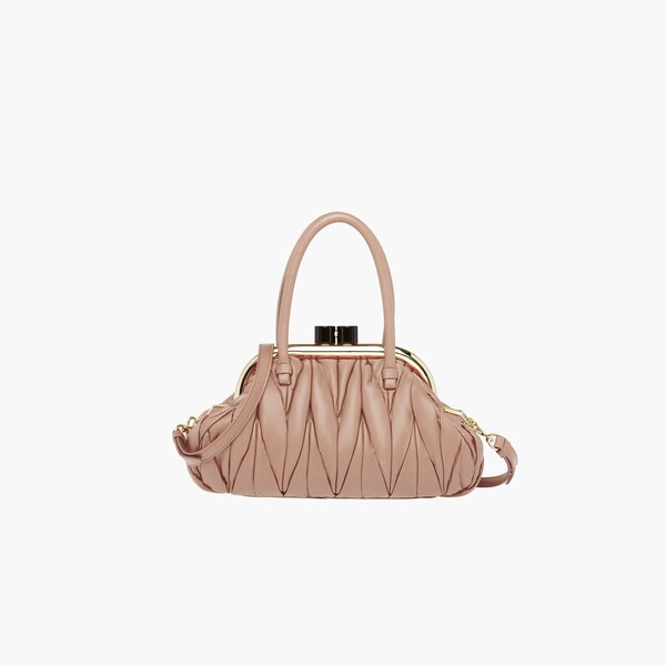 Bolso Miu Belle de napa Beige camafeo | Miu Miu