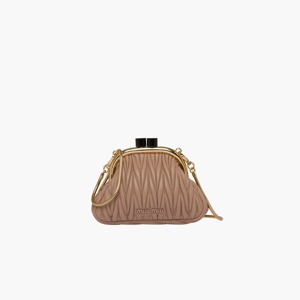 small white leather backpack