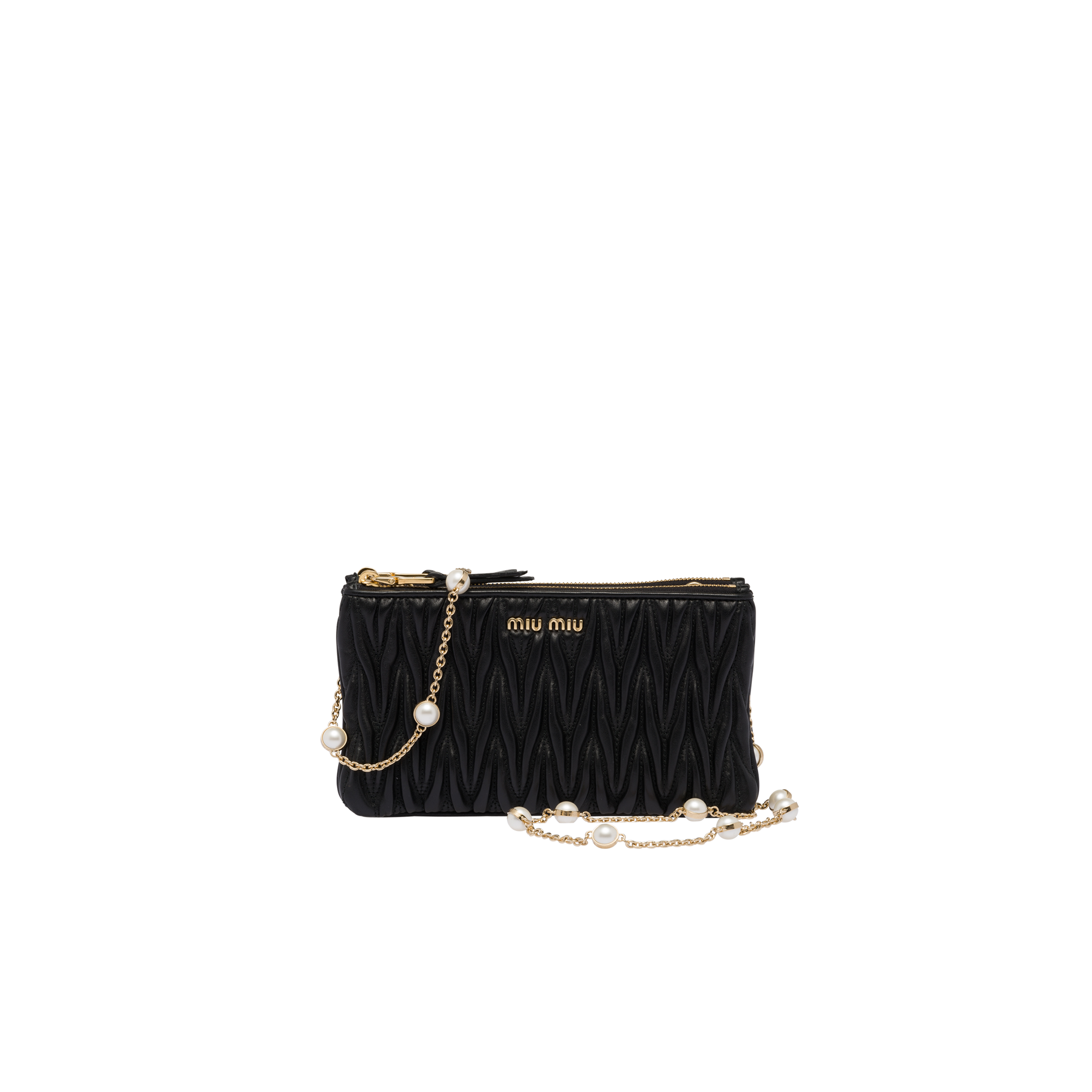 Mini Borsa In Nappa Matelass Nero Miu Miu mini-borsa-in-nappa-matelass-nero-miu-miu