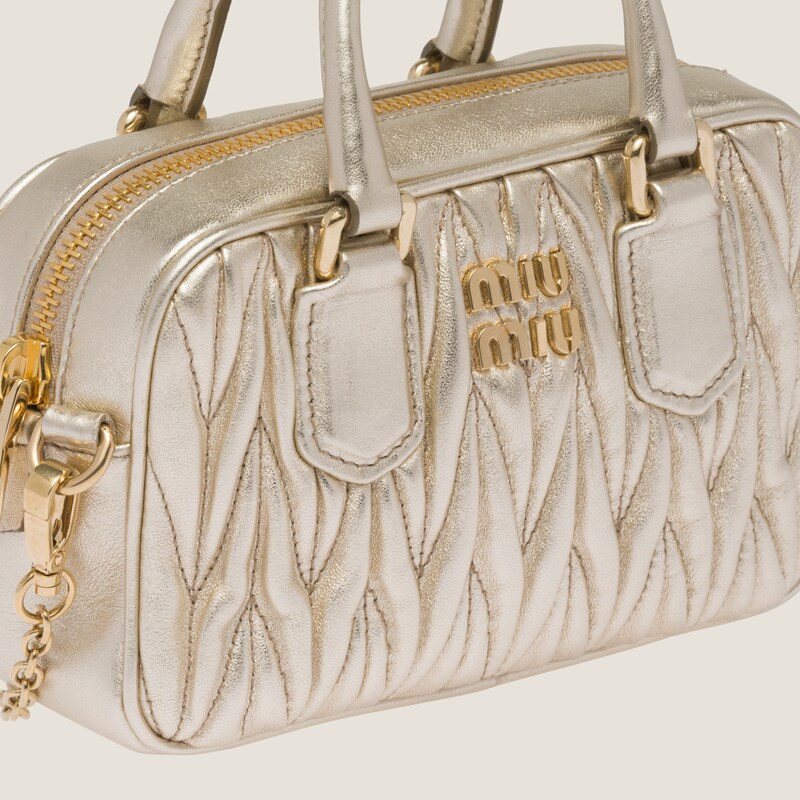 Matelasse Leather Mini Arcadie Bag