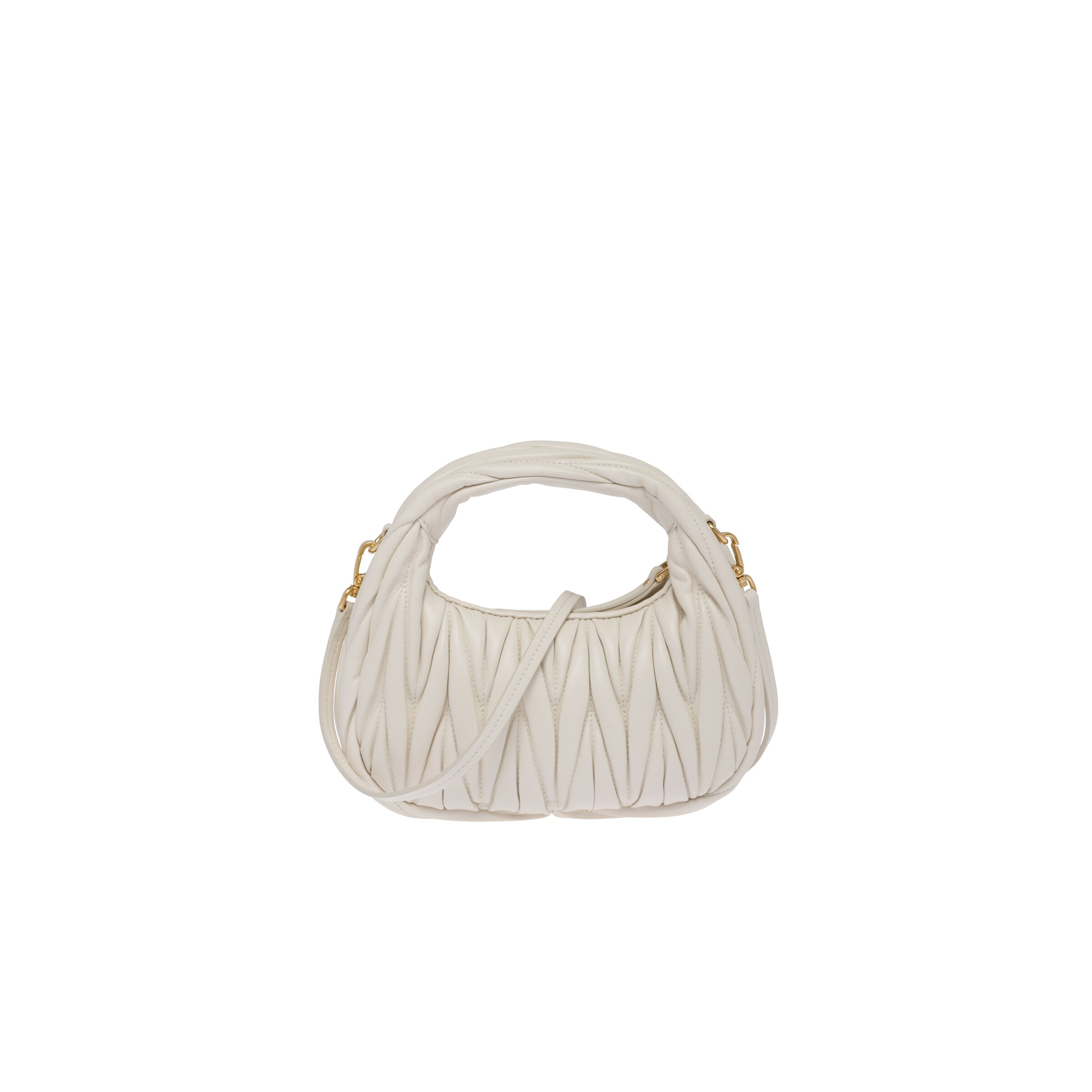 Miu Miu Single-handle Handbag In White