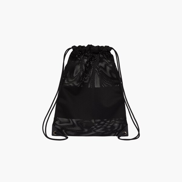 black mesh backpack