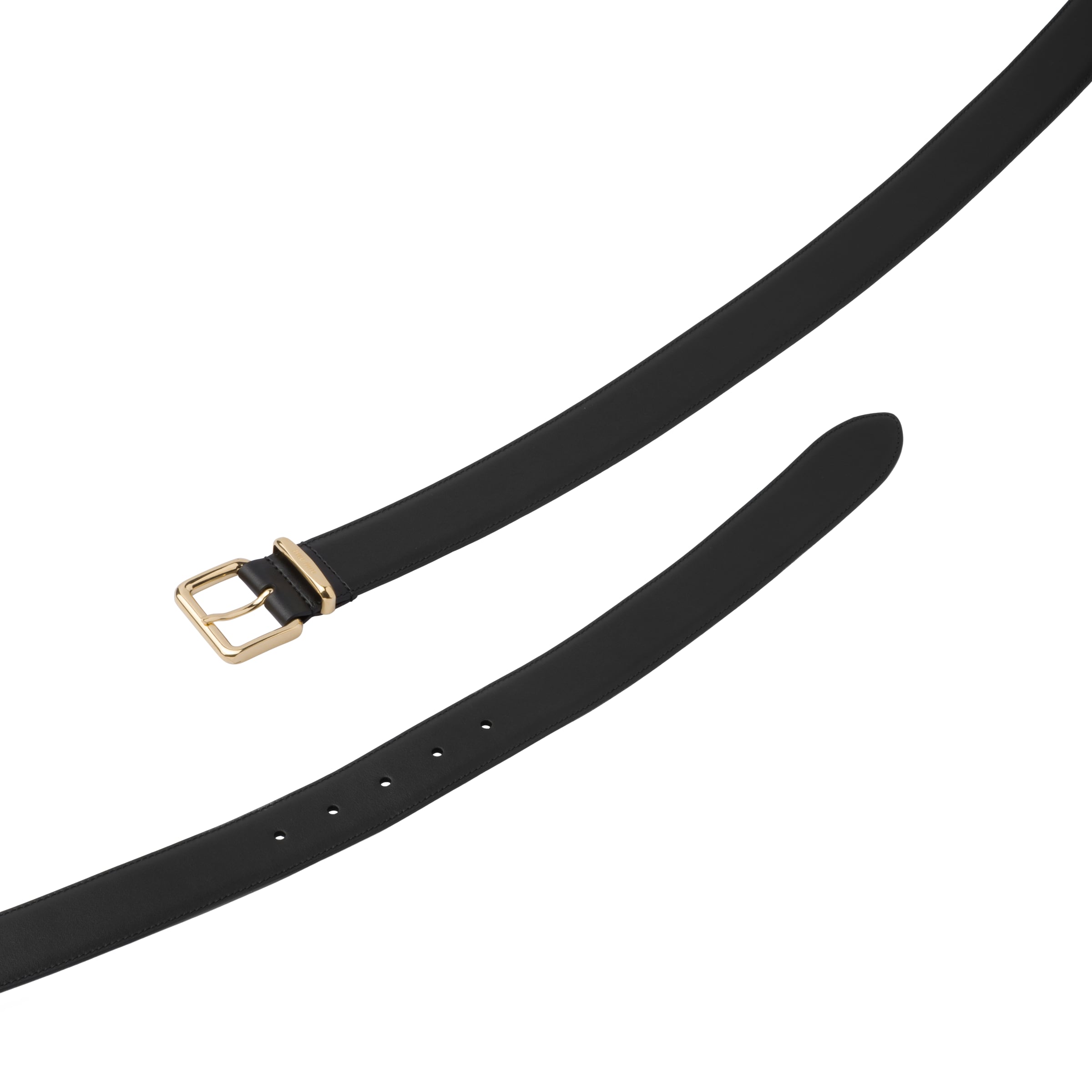 Miu Miu Leather Belt In Black