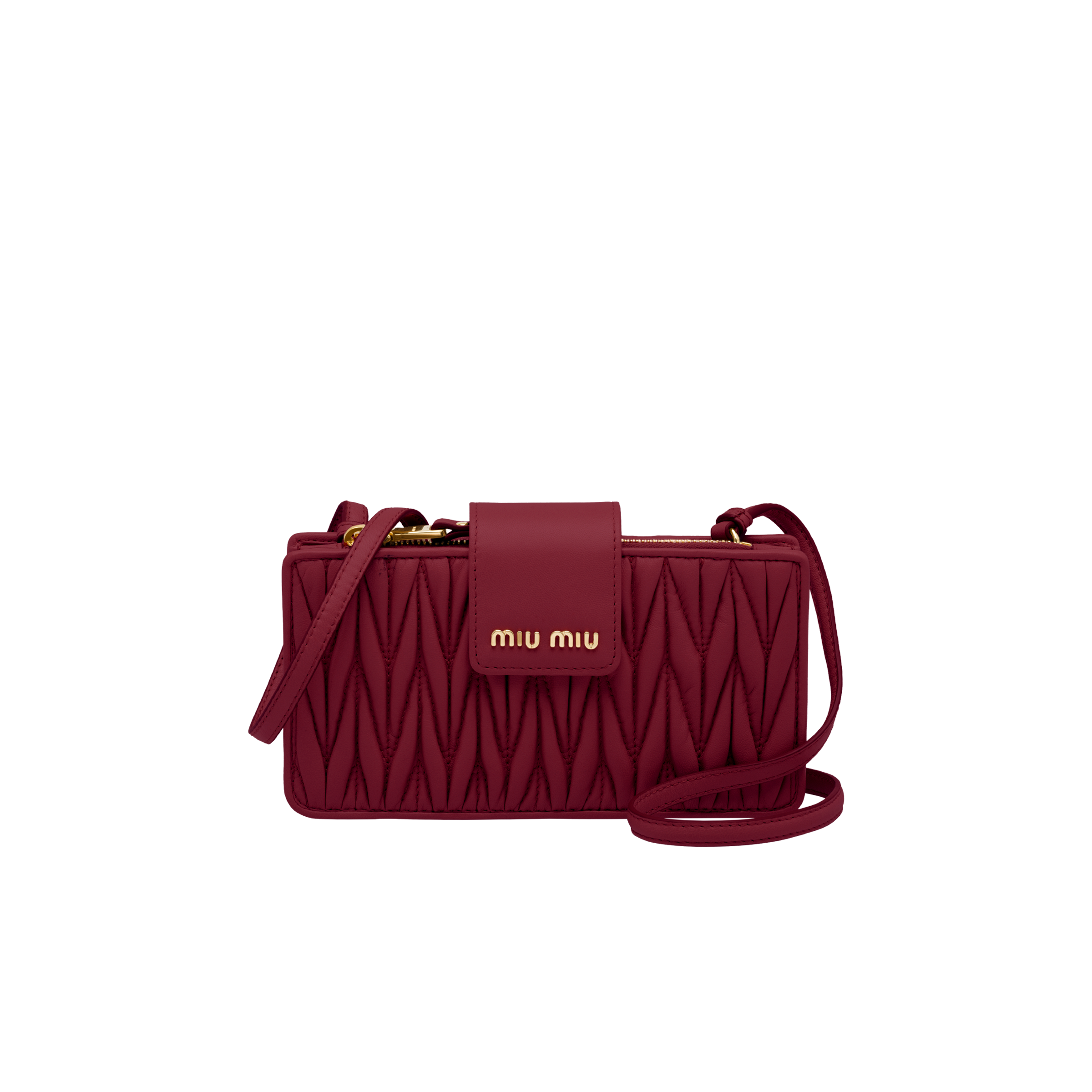 leather mini-bag | Miu Miu 5DH042_N88_F0383