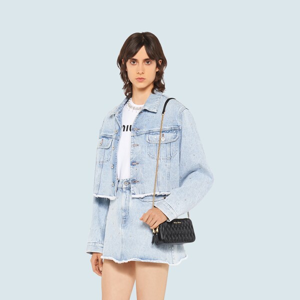 Matelasse Leather Mini Bag Black Miu Miu Matelasse Leather Mini Bag Black Miu Miu