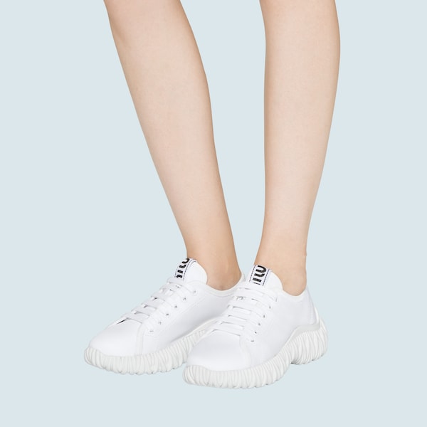 Miu miu white sneakers clearance