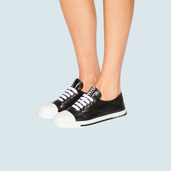 Nappa leather sneakers Black | Miu Miu