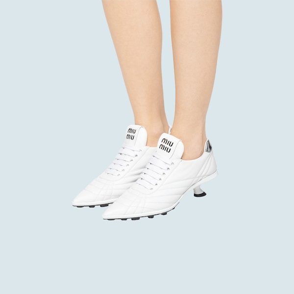 Miu miu nappa leather sneakers clearance