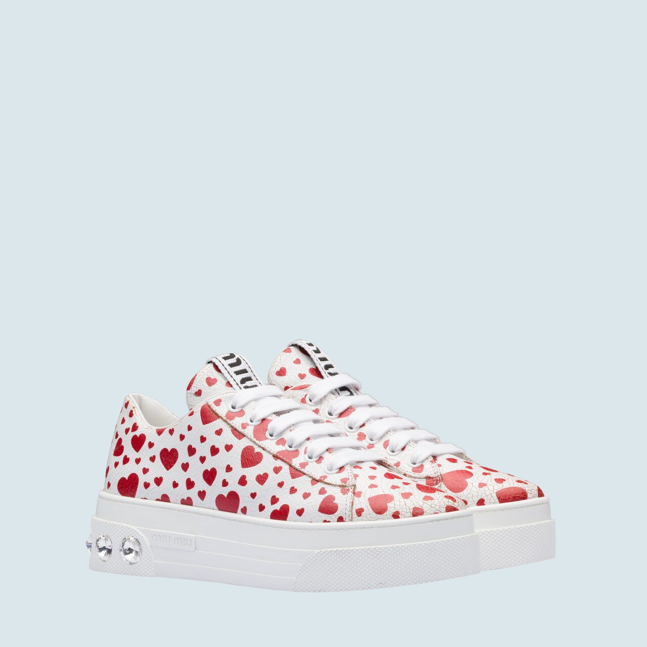 miu miu pink sneakers