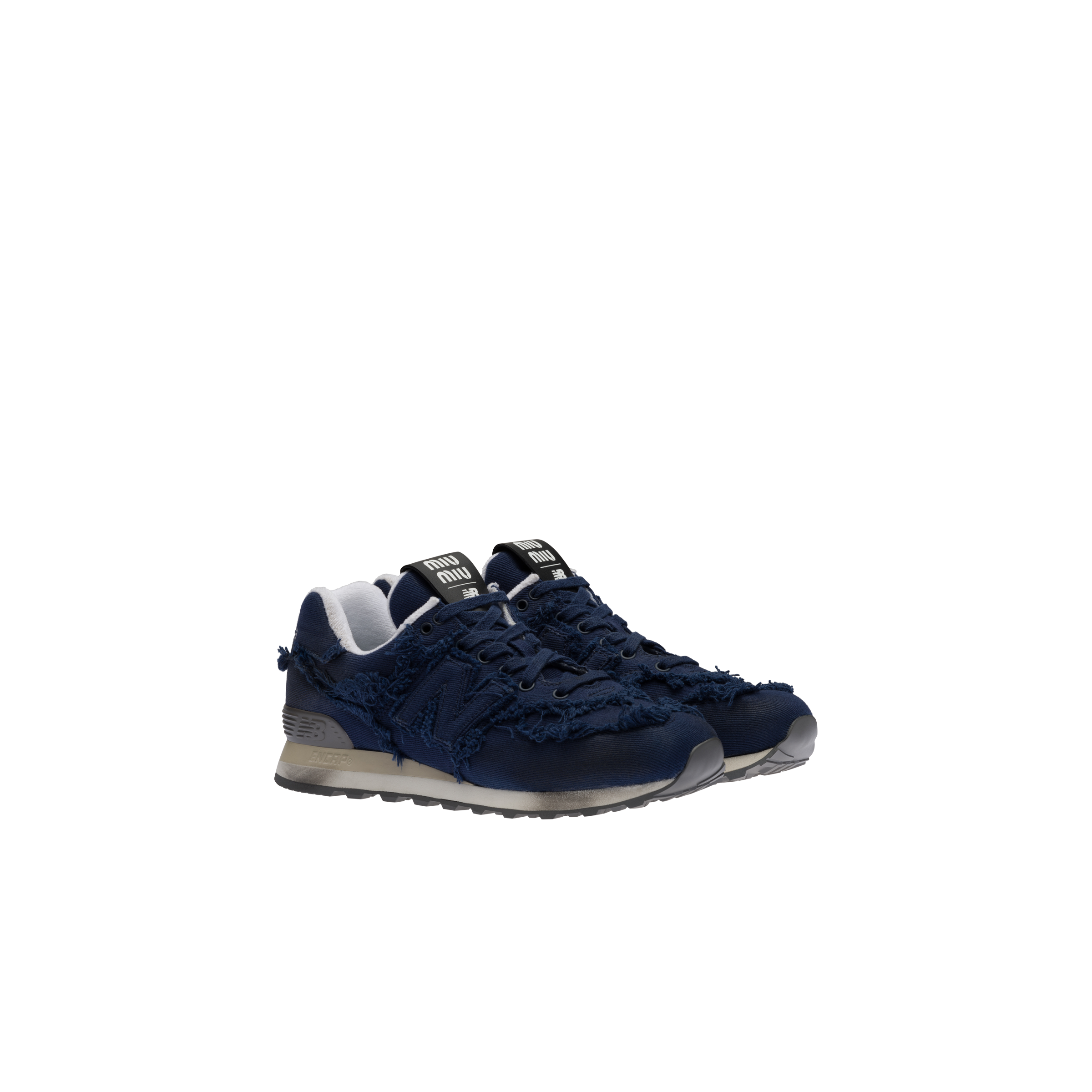 Miu miu shop denim sneakers