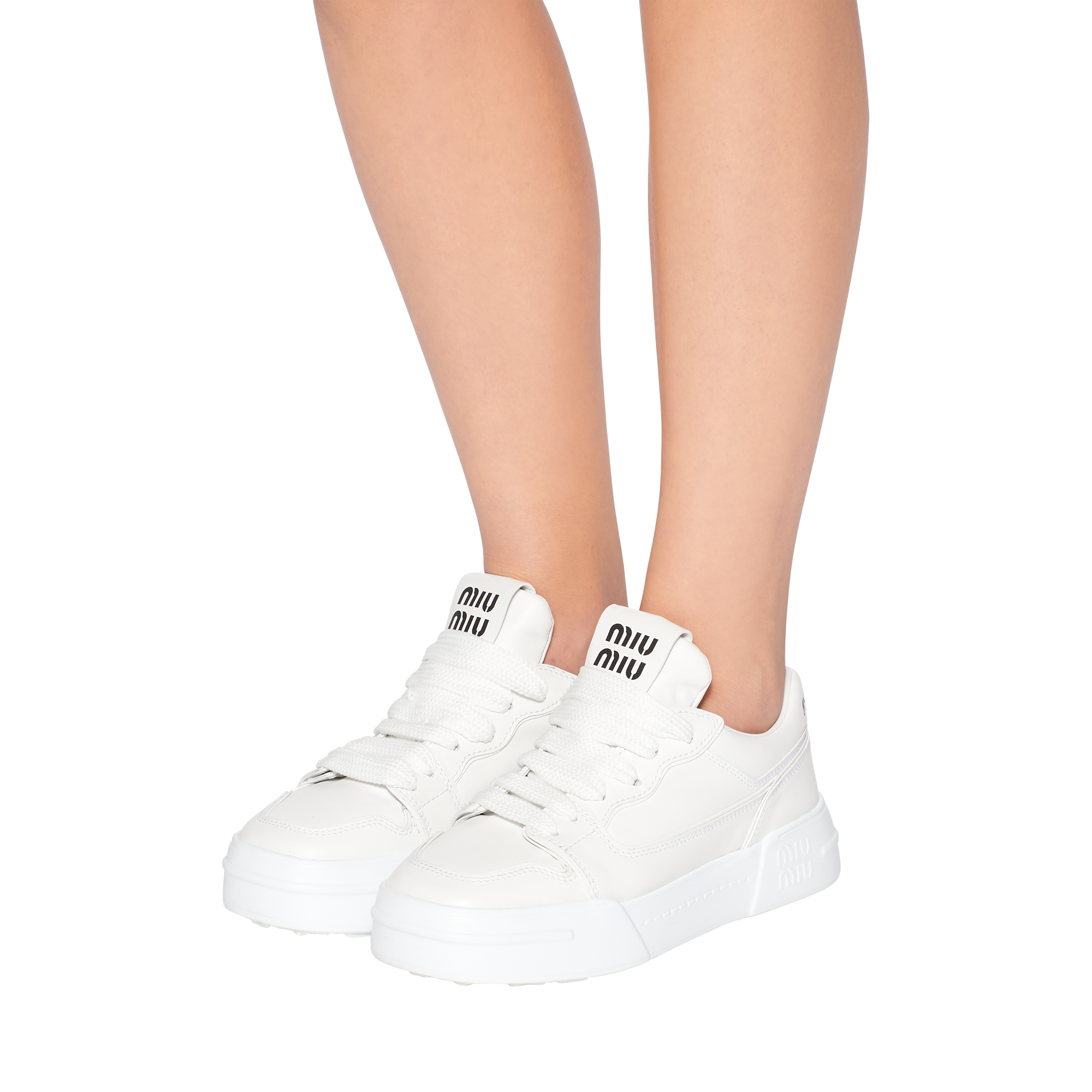 Miu miu white sneakers sales