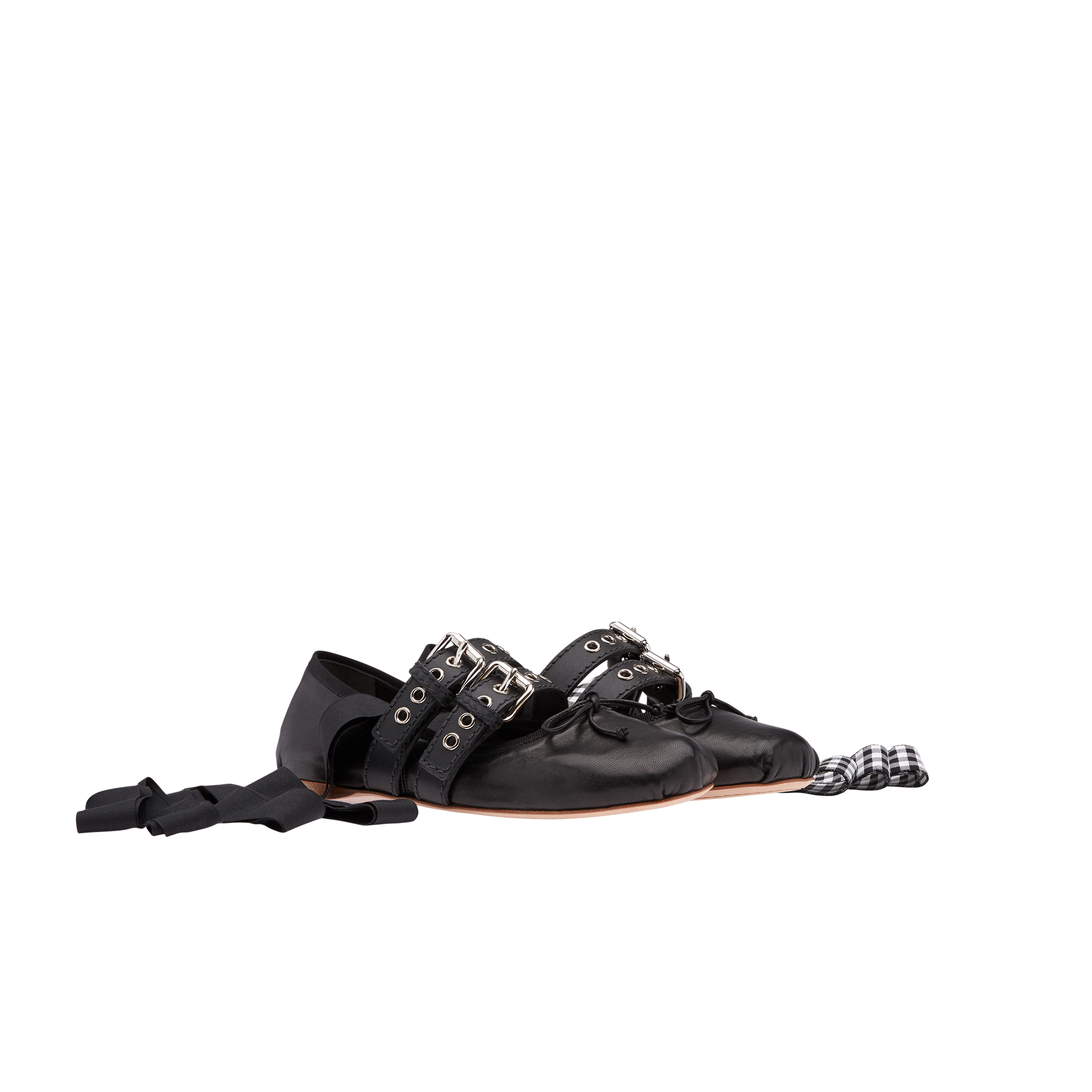 Ballerine miu miu nere sale