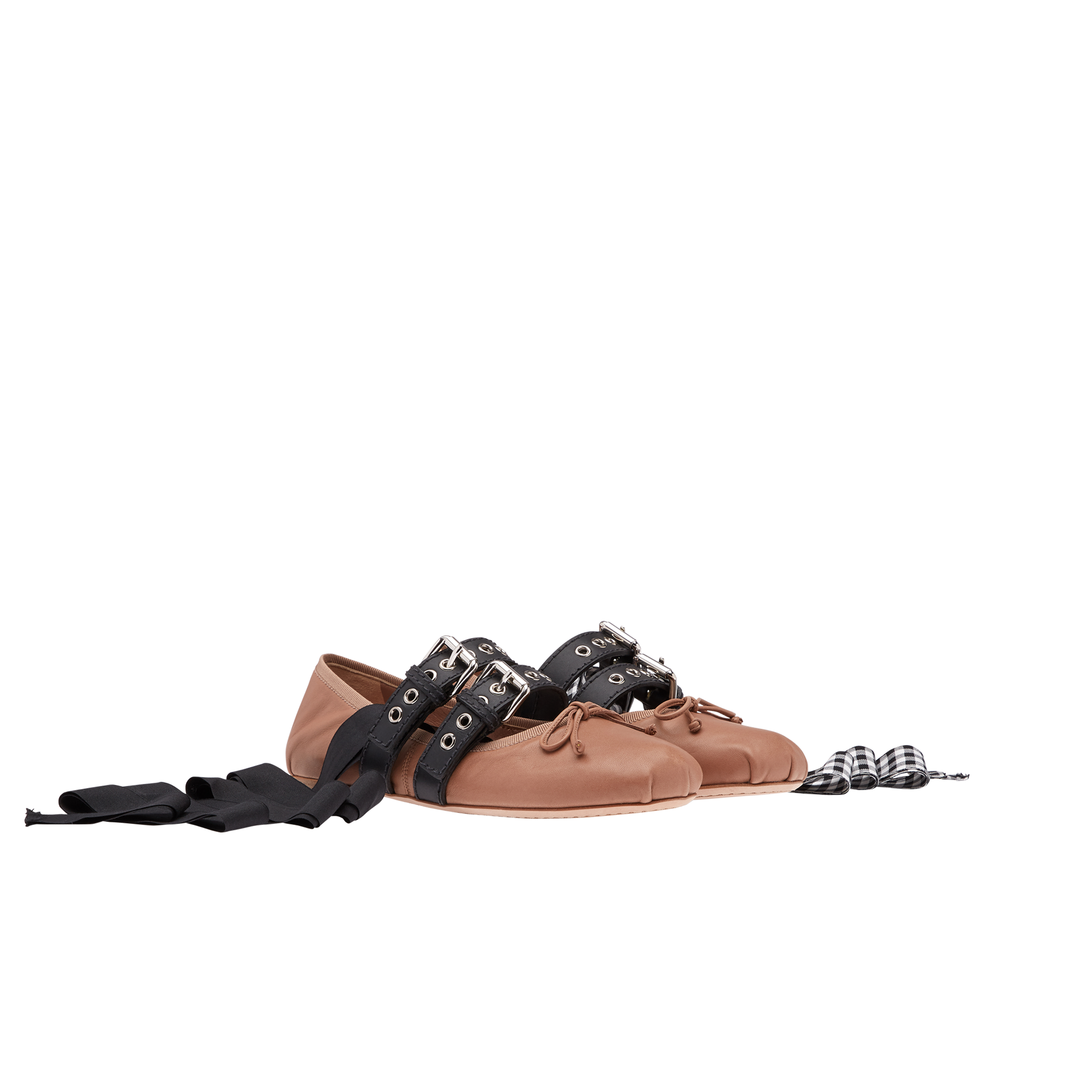 Nappa leather ballerinas