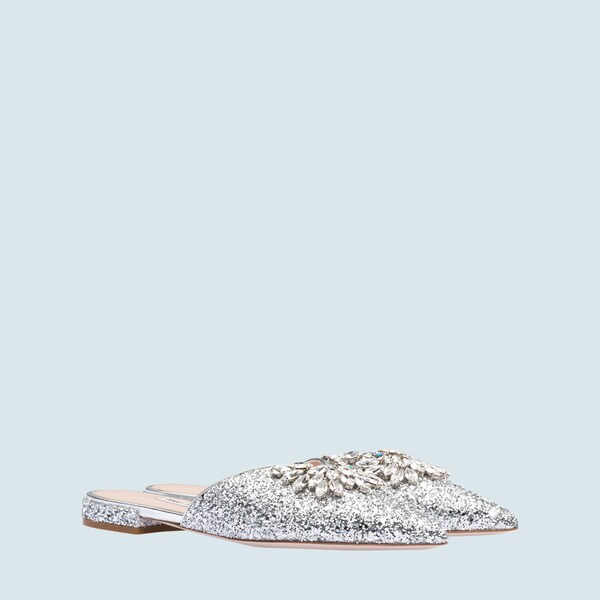sparkly mules