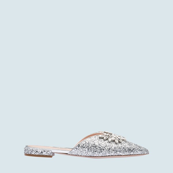 glitter mules
