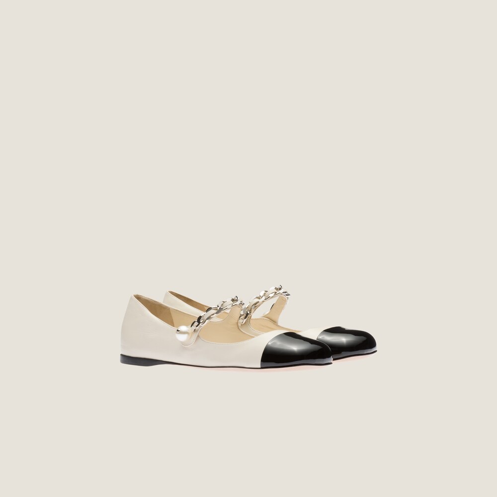 miumiu.com | Ballerine in pelle