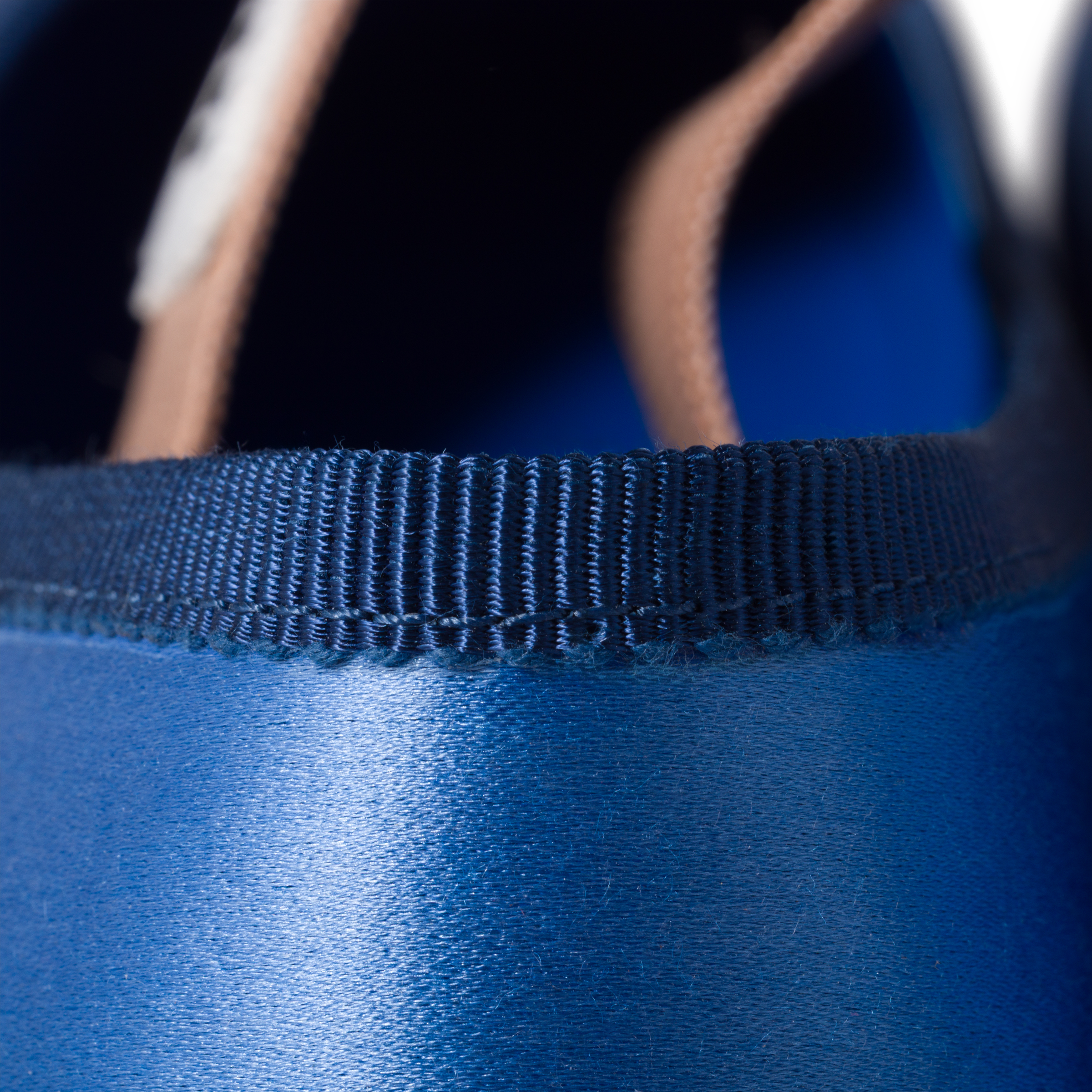 Miu Miu Satin Ballerinas In Blue