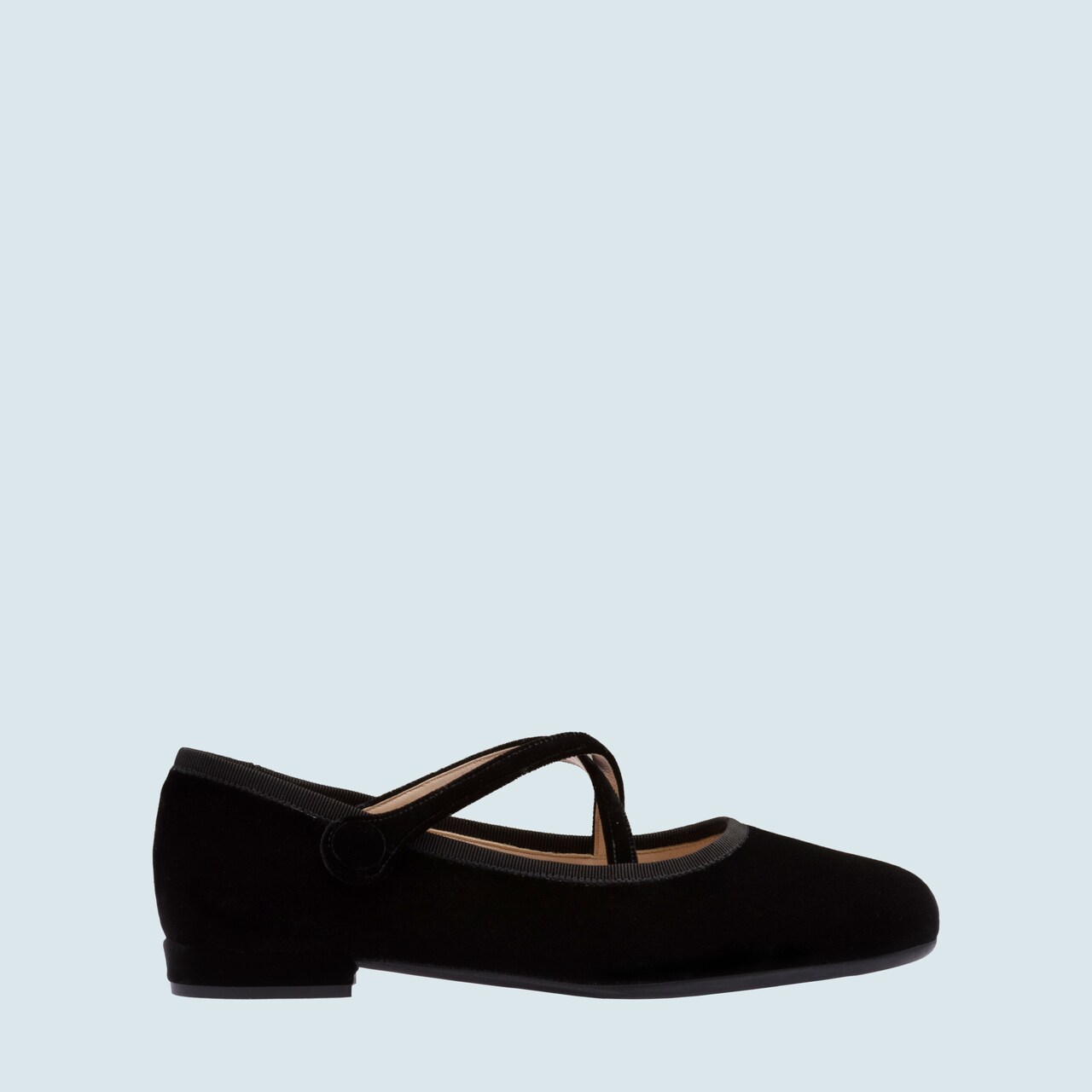 Velvet ballerinas clearance