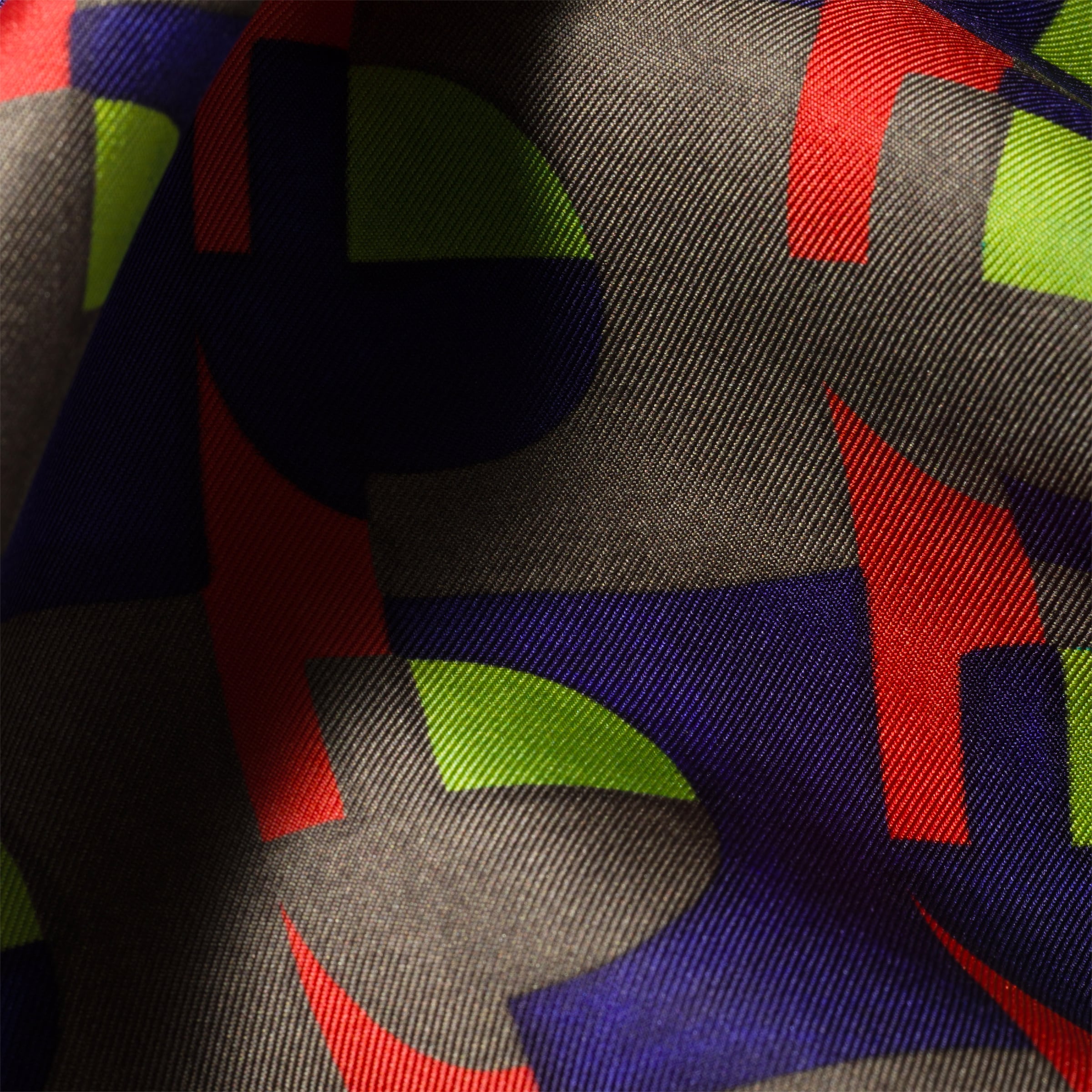 Miu Miu Printed Silk Scarf In Pattern