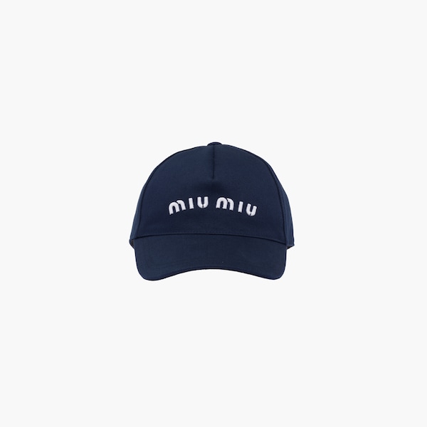 Denim baseball cap Royal blue /white 