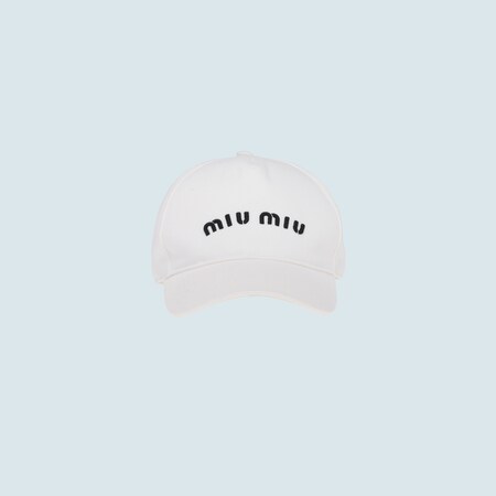 Raffia hat Natural/gem | Miu Miu