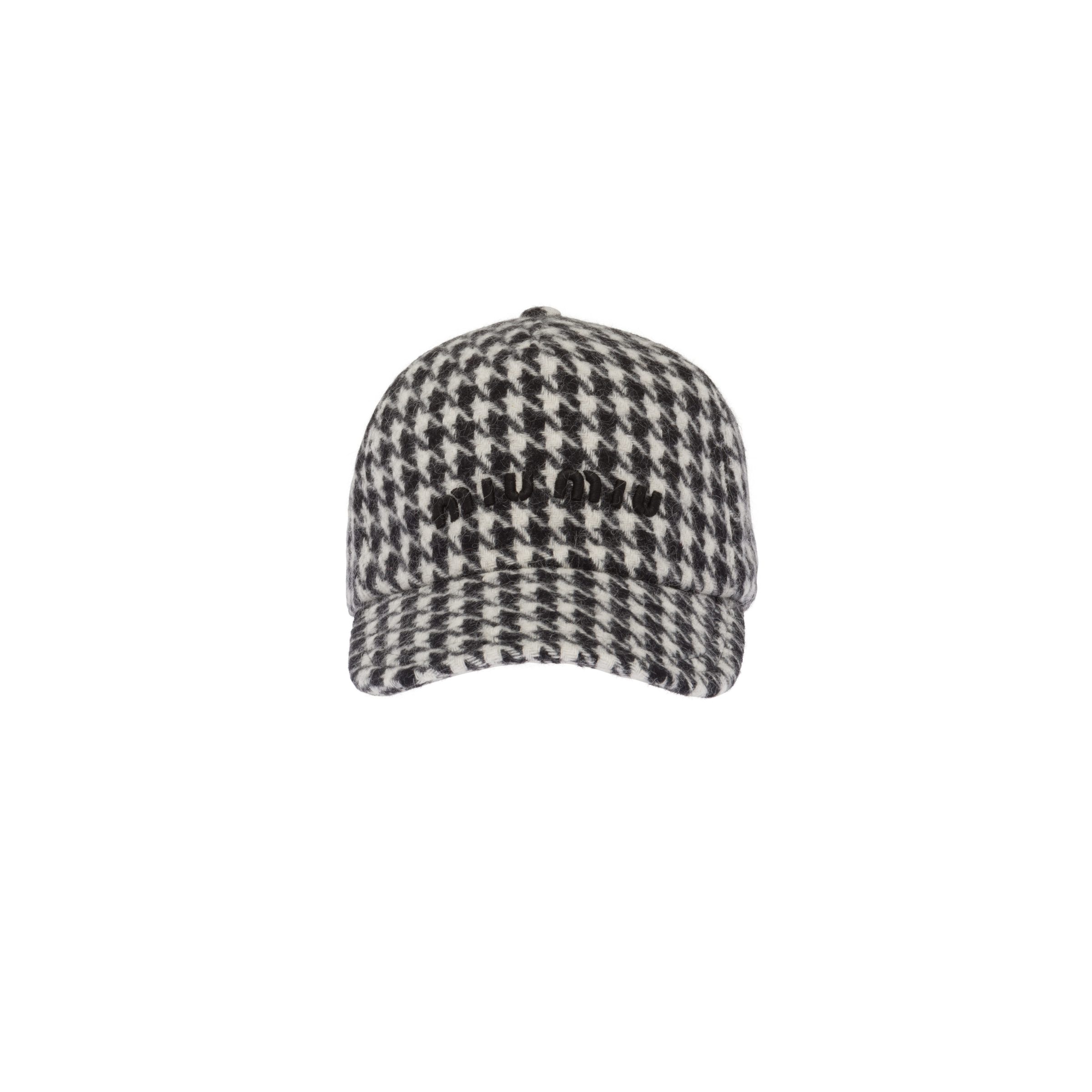 Miu Miu Shetland Wool Baseball Cap In Black ModeSens