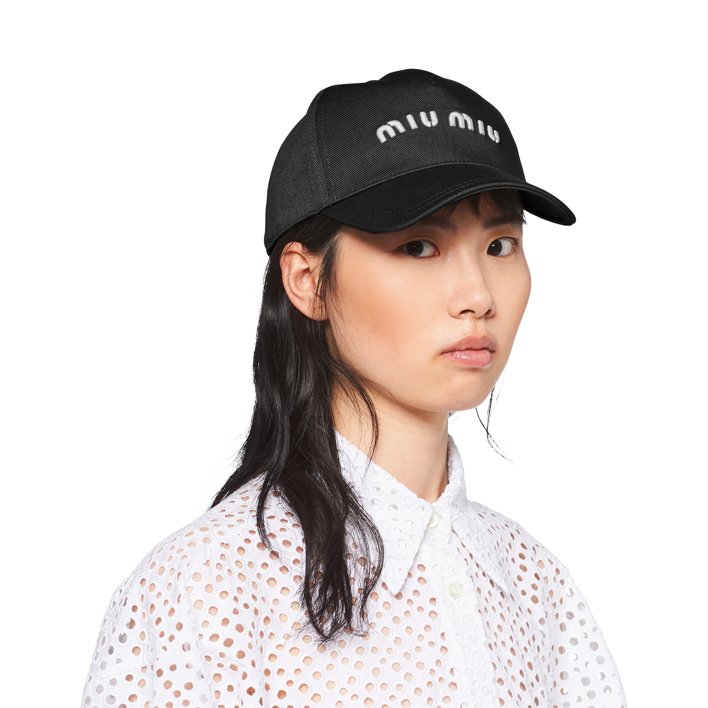 Miu Miu Drill Baseball Cap