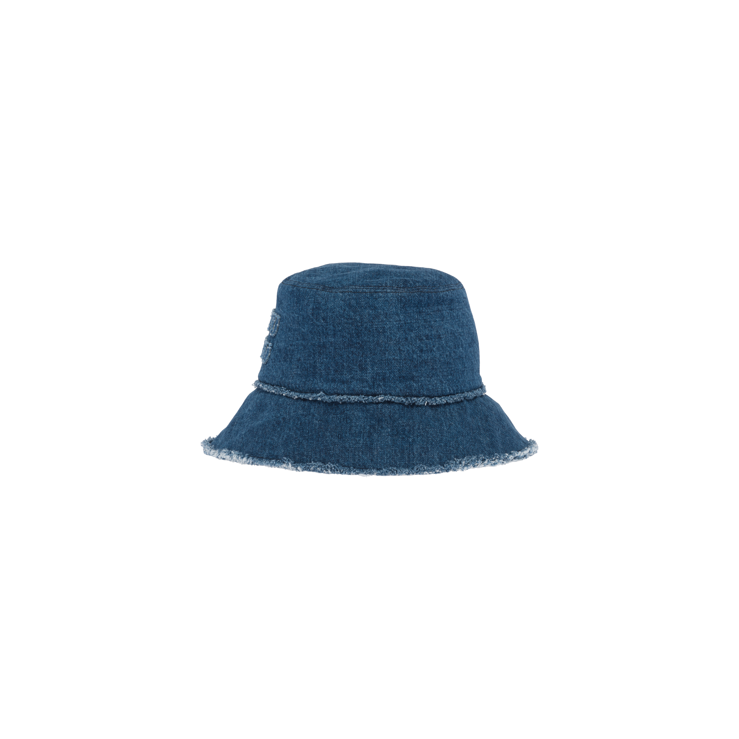 Miu Miu Denim Bucket Hat In Navy