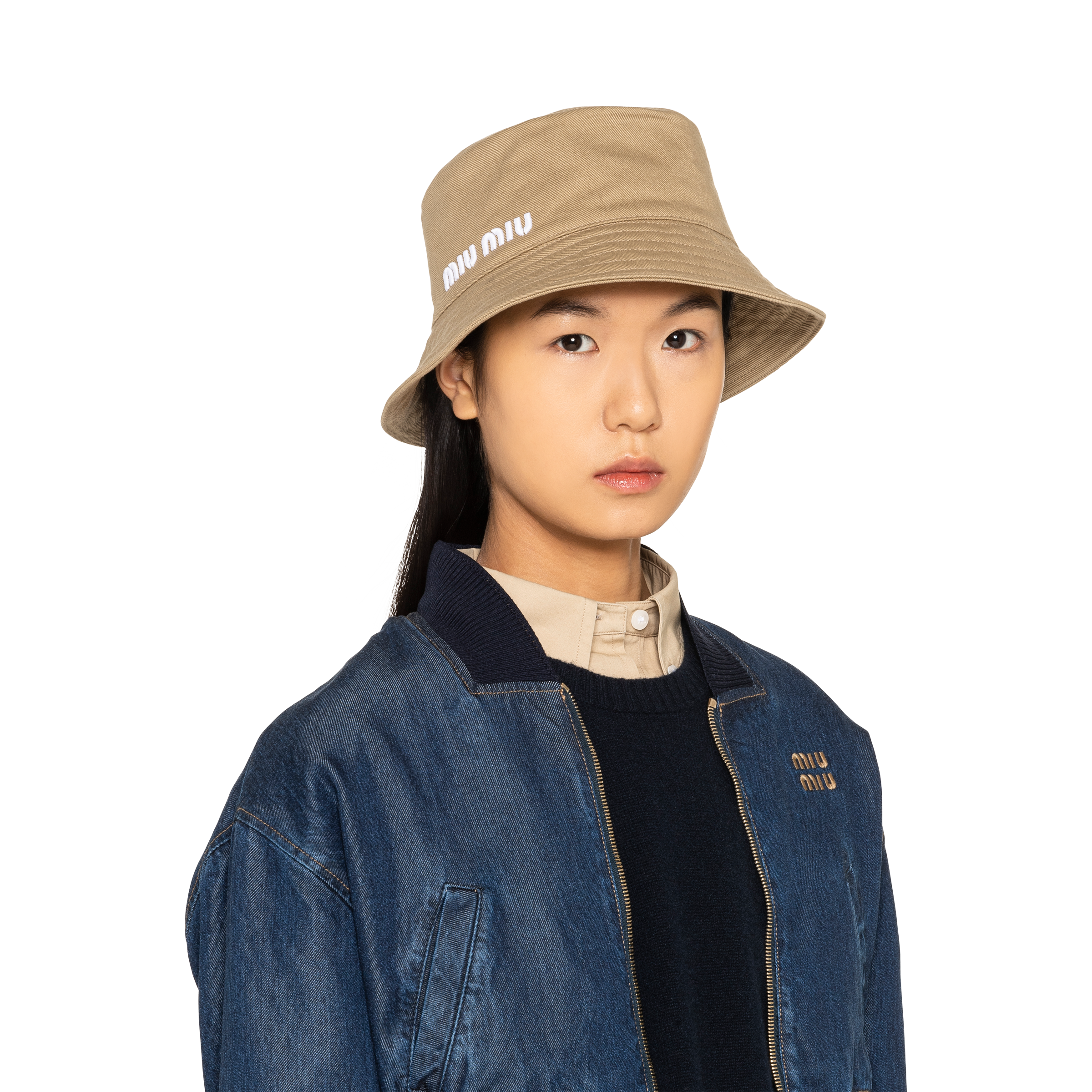 Miu miu bucket hat sale