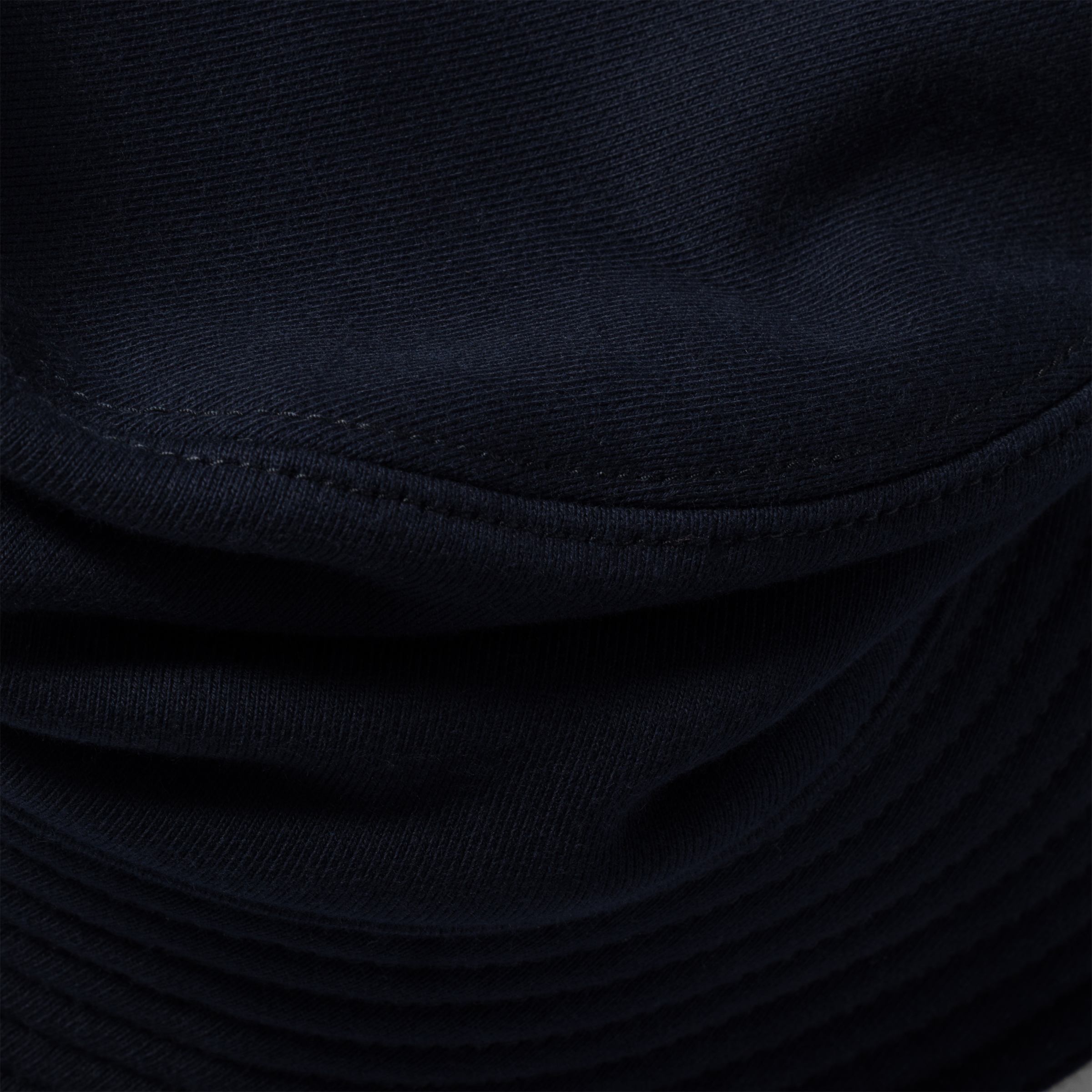 Miu Miu Cotton Fleece Bucket Hat In Navy