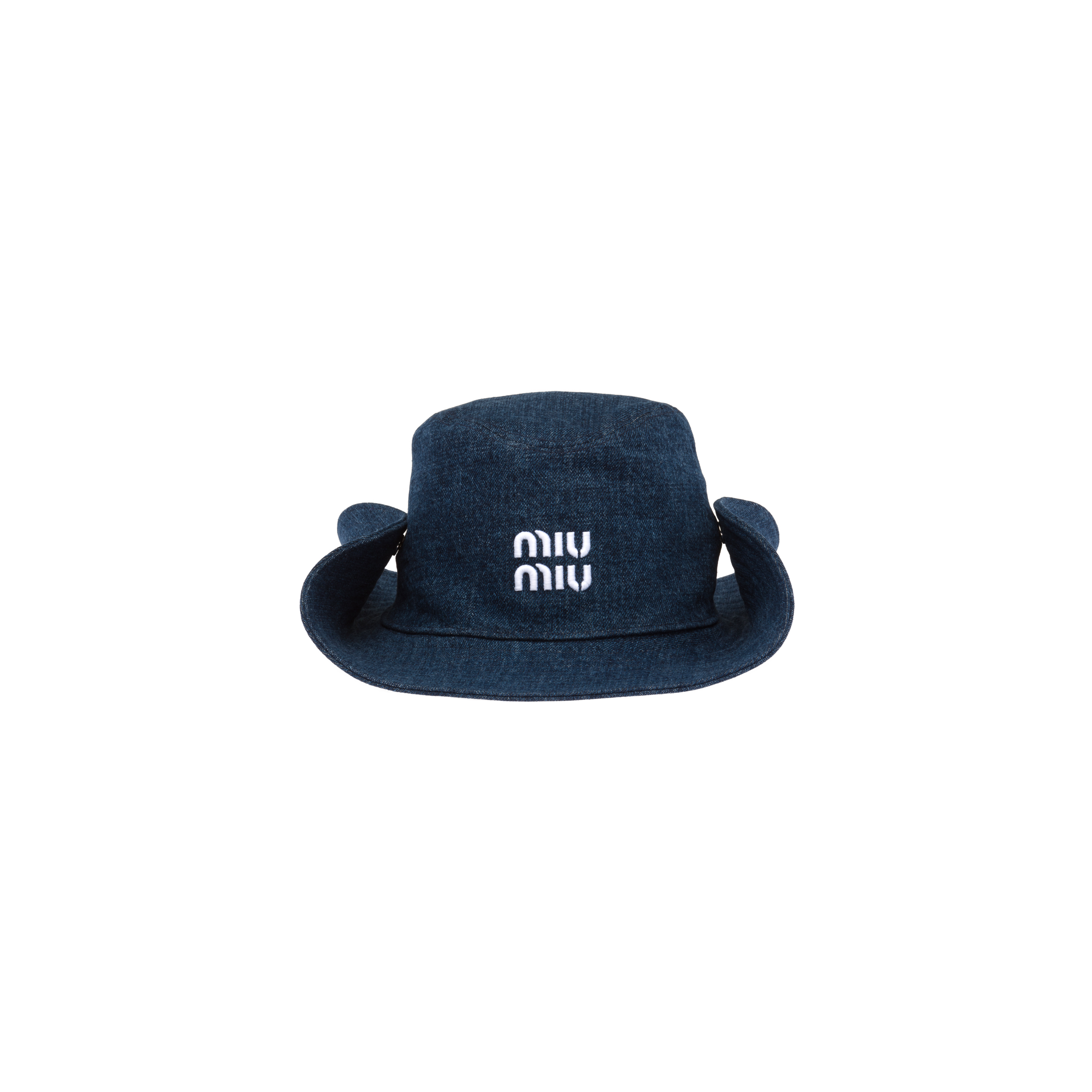 Denim hat Blue/white Miu Miu