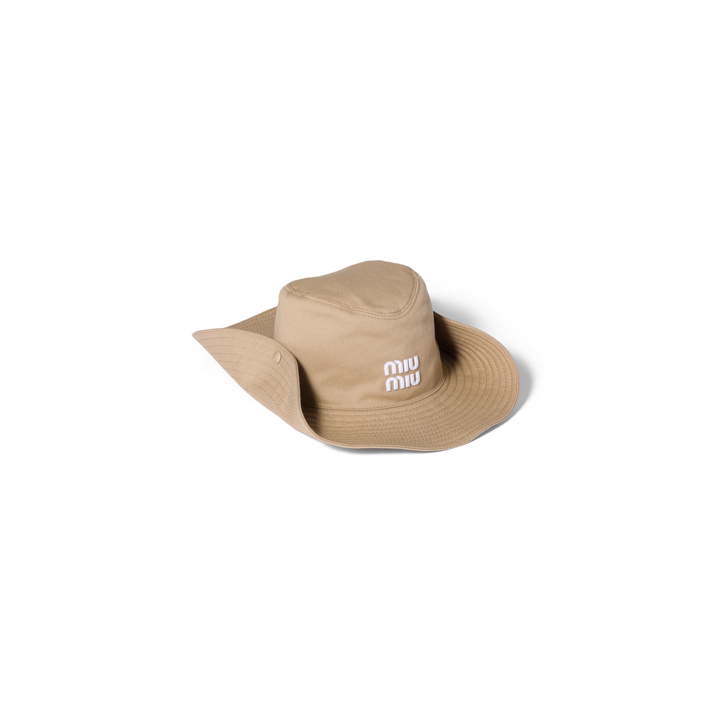Miu Miu Drill Hat In Multi