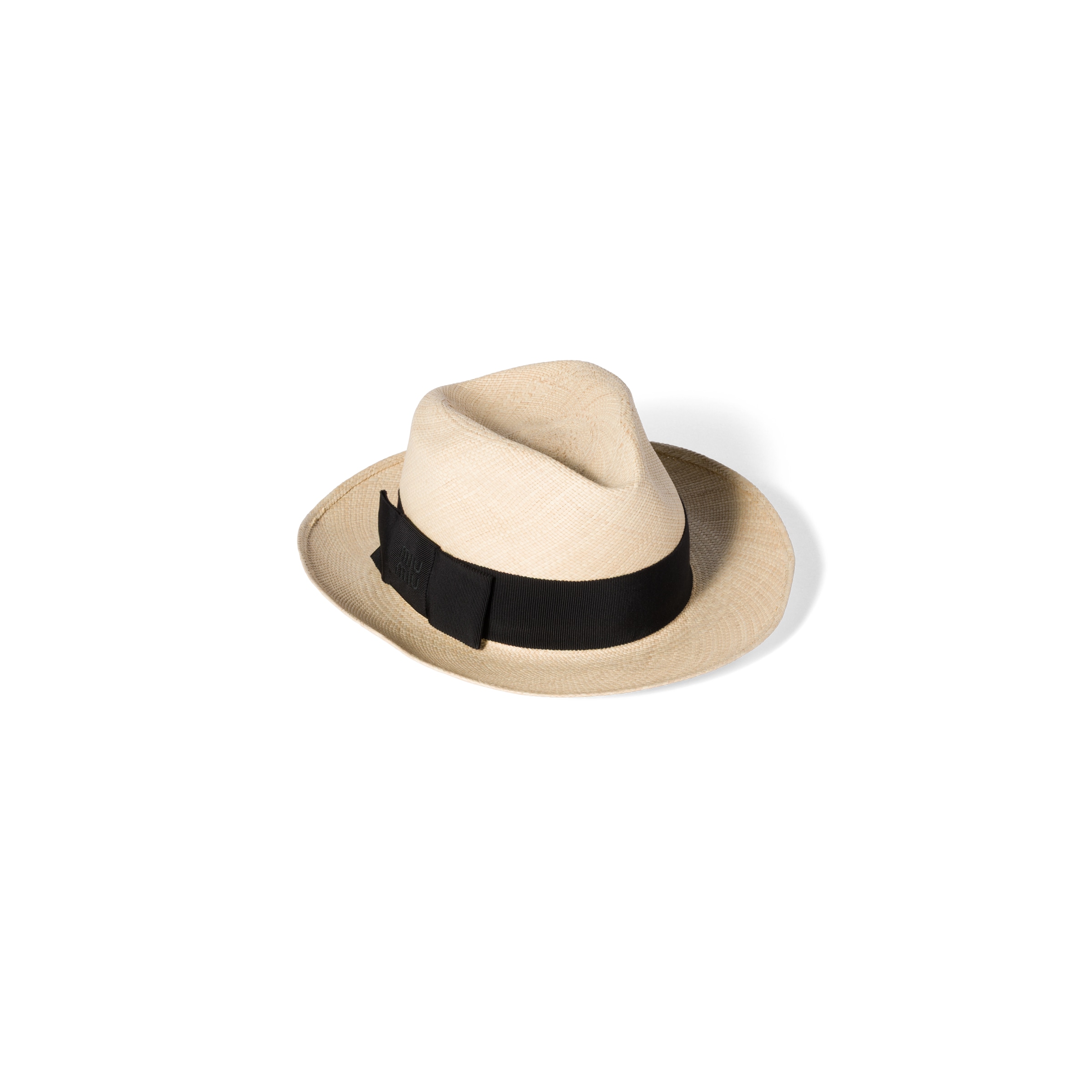 Miu Miu Raffia Hat In Brown