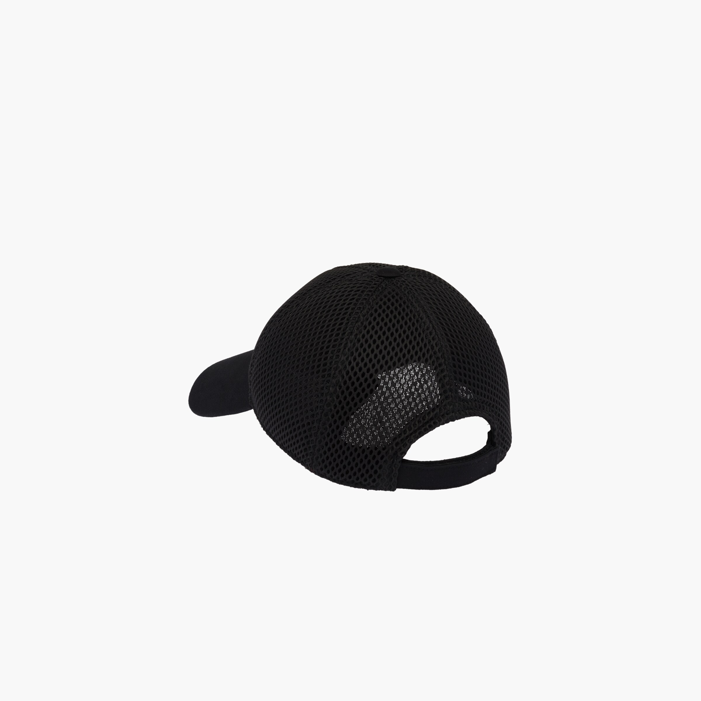 Black Mesh Baseball Cap Miu Miu