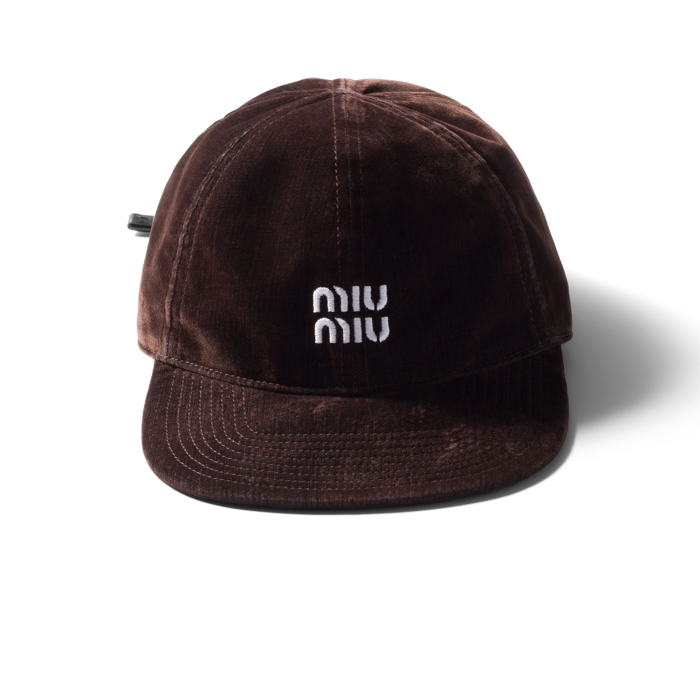 Miu Miu Velvet Baseball Cap