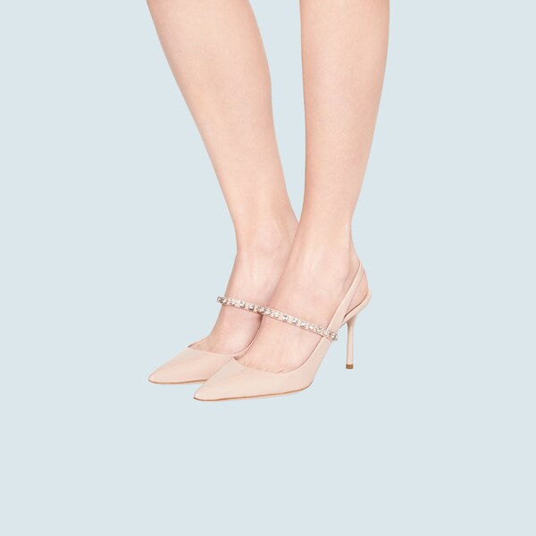 Miu miu patent leather slingback pumps