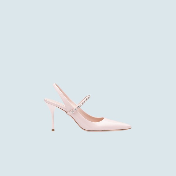 peach slingback shoes